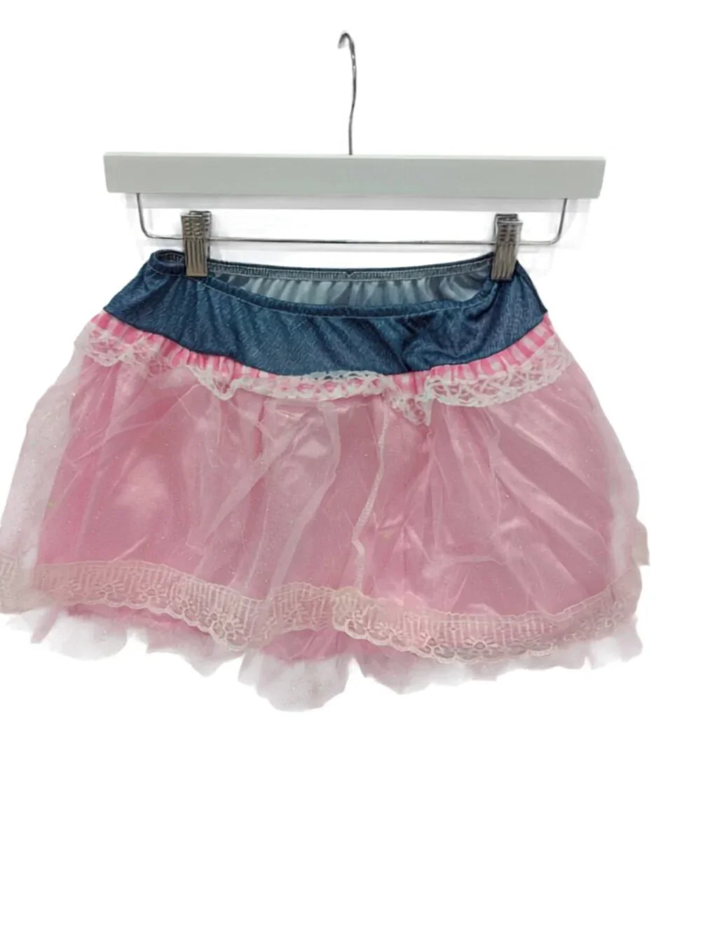 Forum Novelties Pink Cowgirl Costume Girls 8-10 NWT Hat Top Skirt Western
